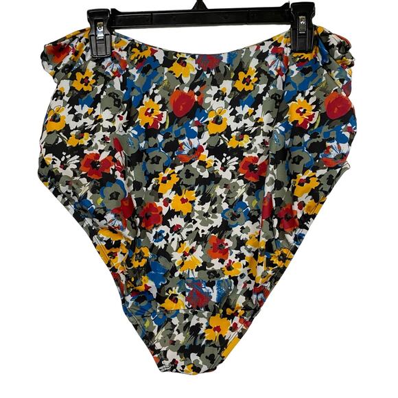 Swim by Cacique Lane Bryant Hazy Fields High Rise Swim Bottom Size 20 New - Picture 5 of 6